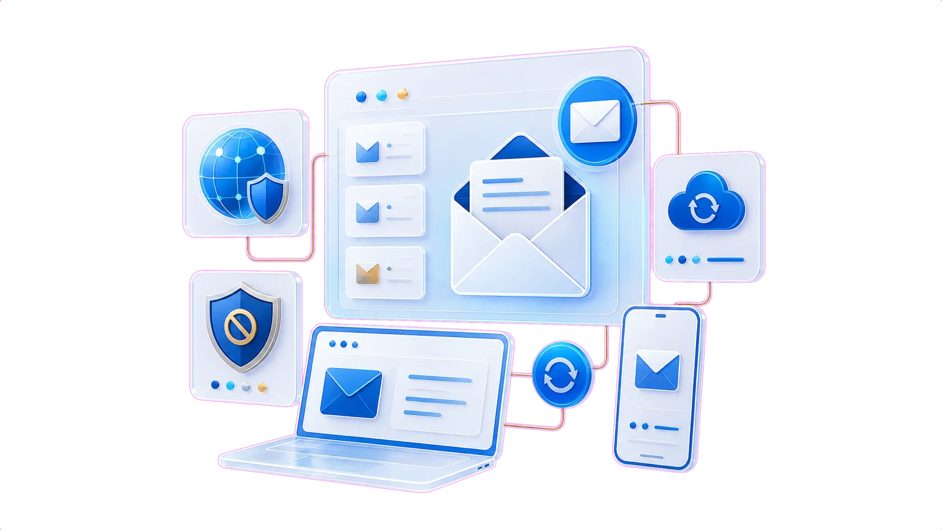 Email on your company's name, not a personal address